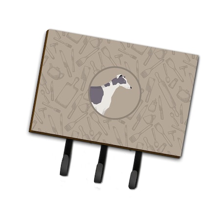 Jensendistributionservices Greyhound in the Kitchen Leash or Key Holder MI2088135